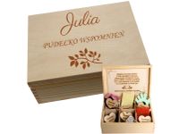 Pudełko wspomnień METRYCZKA prezent na CHRZEST ROCZEK