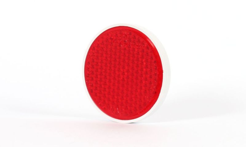 Odblask przykręcany czerwony okrągły śr. 75mm (28) zdjęcie 2