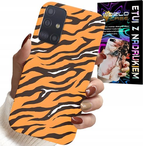 ETUI DO SAMSUNG GALAXY A71 - PLECKI W TYGRYSIE PASKI POKROWIEC +SZKŁO na Arena.pl