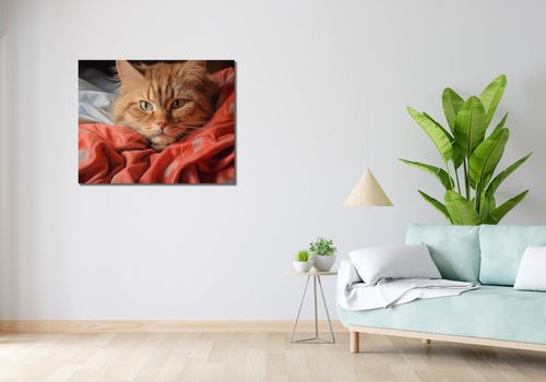 Obraz 90x70cm Mruczący Spokój na Arena.pl