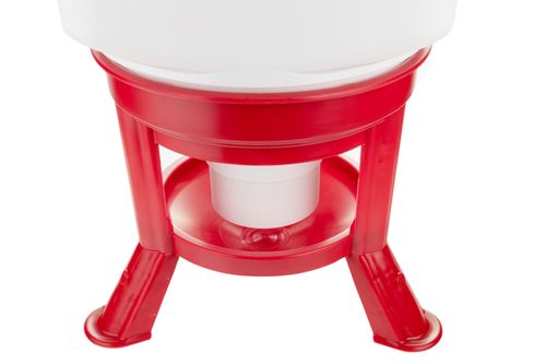Poidło automatyczne dla drobiu, duże, 40 l, biało-czerwone, Novital na Arena.pl