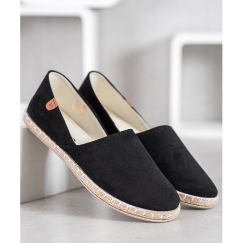 Wsuwane Czarne Espadryle r.38 na Arena.pl