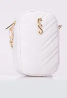 mała torba na telefon z pikowaniem