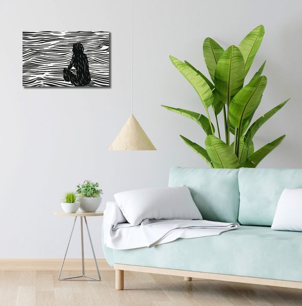 Obraz 50x30cm Złożone Fluidalne Linie zdjęcie 2