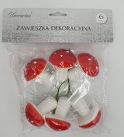 grzybki na druciku 6szt