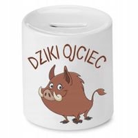 Skarbonka Dla Taty Dziki Ojciec Prezent Z Nadrukiem Ze Zdjęciem