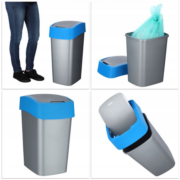 Curver Kosz Na Śmieci Pojemnik 50L 3 Kolory zdjęcie 8