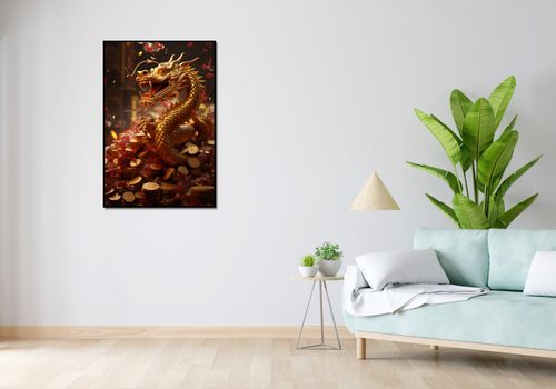 Plakat 67,5x100cm Smok Bogactwa na Arena.pl