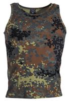 Koszulka US Tank-Top flecktarn brunatny zielony 170 g/m²