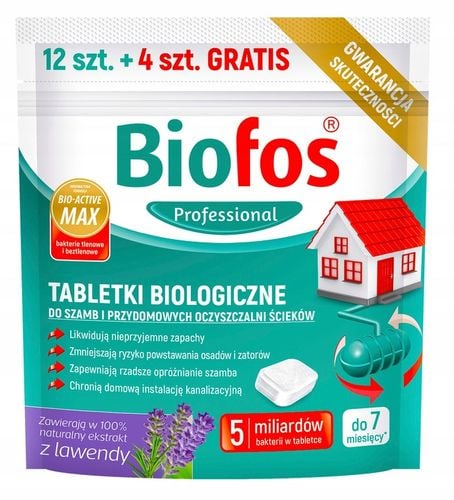 BIOFOS TABLETKI BIOLOGICZNE BAKTERIE DO OCZYSZCZALNI PRZYDOMOWEJ na Arena.pl