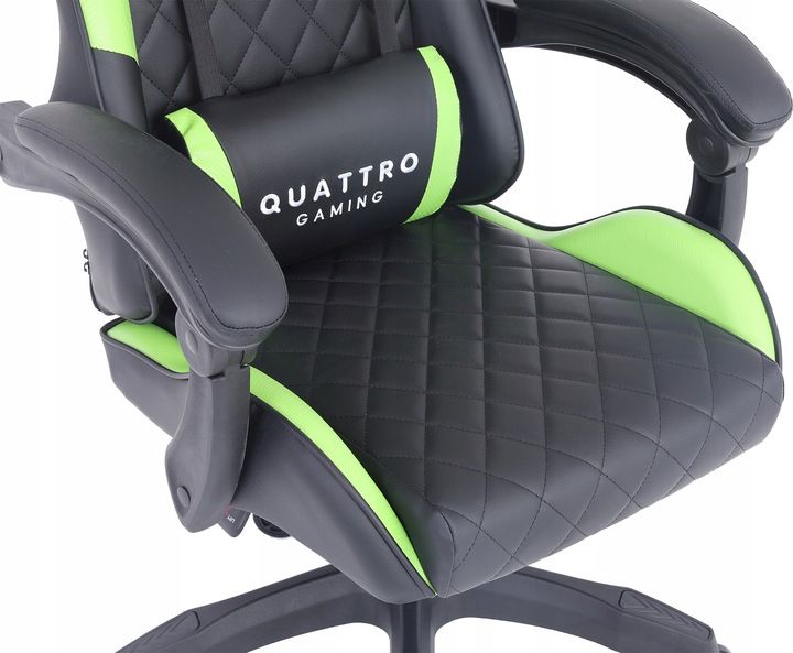 FOTEL GAMINGOWY KUBEŁKOWY BIUROWY KRZESŁO GRACZA CARBON OBROTOWY PORZĄDNY zdjęcie 3