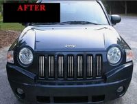 2007-2013 JEEP COMPASS - LIstwy chrom grill chromowan