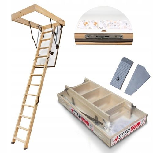 Schody Strychowe Wyłaz na Strych 4STEP GREENLINE 120x80 35mm 1,05 na Arena.pl