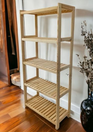 Regał drewniany, 5 półek, 173 x 70 x 33 cm na Arena.pl