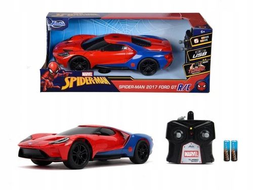 Spider-Man 2017 Ford GT Radio Control Samochód Zdalnie Sterowany RC na Arena.pl
