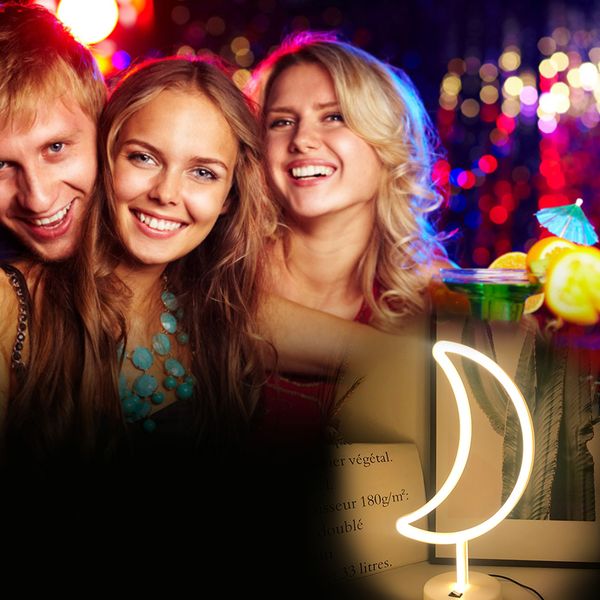 Neon Led Heckermann Stojący Półksiężyc zdjęcie 4