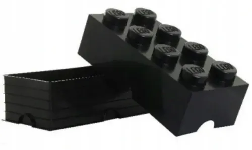 LEGO 40041733 Pojemnik na klocki 4x2 czarny na Arena.pl