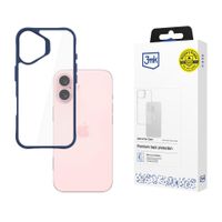 Satynowe etui na Apple iPhone 16 - 3mk Satin Armor Case+ Blue