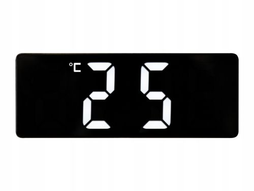 BUDZIK ELEKTRONICZNY ZEGAR LED CYFROWY STOJĄCY TERMOMETR ALARM DATA na Arena.pl