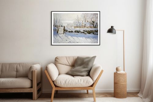 Plakat 18x13cm The Magpie, Monet Vintage do Salonu na Arena.pl