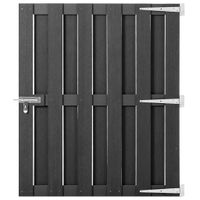 Bramka ogrodowa, WPC, 100 x 112 cm, szara