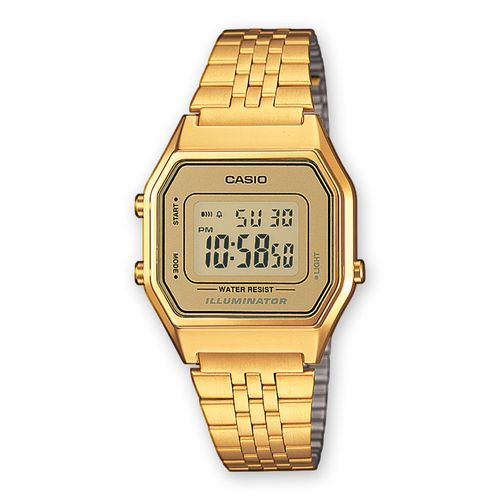 Zegarek Unisex Casio LA680WEGA-9ER Złoty na Arena.pl