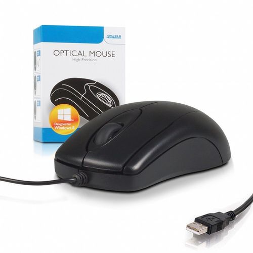 Mysz optyczna BASIC3 USB 1200dpi czarna na Arena.pl