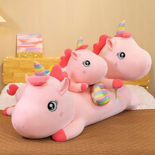 DŁUGI jednorożec MASKOTKA PLUSZAK 110cm na Arena.pl