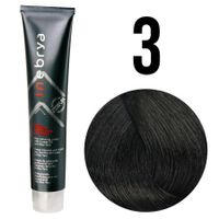 Inebrya farba do włosów, koloryzacja trwała, 100 ml 3 ciemny brąz czysty