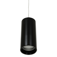 LAMPA wisząca MOLDES HL7719/12W 3000K BL Italux metalowa OPRAWA LED 12W zwis tuba czarna