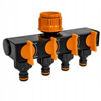 Rozdzielacz Ogrodowy do Wody 4-drożny z Zaworami Bradas ECO-PWB3033