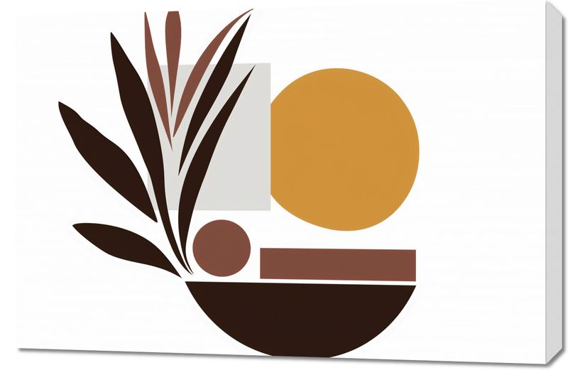 Obraz 90x60cm Stylizacja Roślin zdjęcie 1