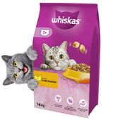 sucha karma dla kotów whiskas z kurczakiem 14kg