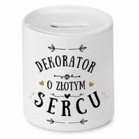 Dla Dekoratora Skarbonka Na Urodziny Na Prezent Z Nadrukiem Ze Zdjęciem