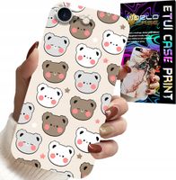 ETUI DO IPHONE SE / SE2 - MIŚ MISIE WZORY DLA NAJMŁODSZYCH + SZKŁO