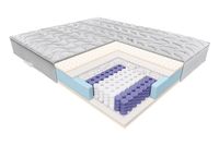 Materac sprężynowy kieszonkowy JANPOL CORA 140x200x22cm Silver Care