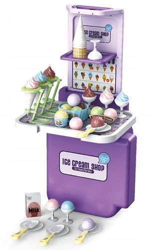 LODZIARNIA CUKIERNIA Zestaw w walizce 3w1 lody sklep kuchnia budka z lodami na Arena.pl