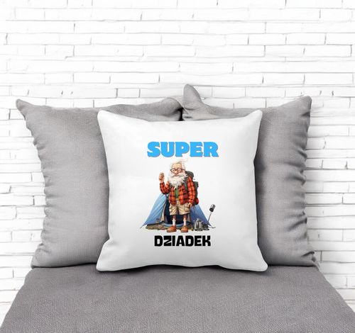 PODUSZKA I KUBEK ORYGINALNY PREZENT DZIEŃ DZIADKA URODZINY IMIENINY DZIADEK na Arena.pl