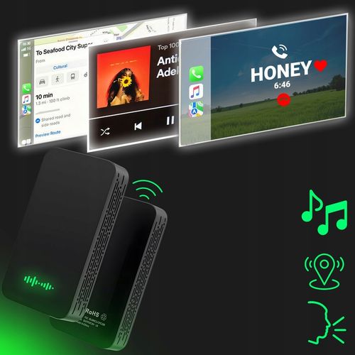 ADAPTER CARPLAY CARLINK BEZPRZEWODOWY SAMOCHODOWY ANDROID AUTO USB IPHONE na Arena.pl