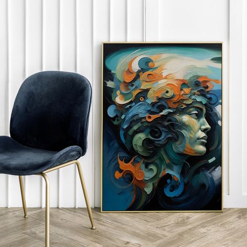 Plakat portret abstrakcja obraz 40x50 cm na Arena.pl