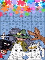 Puzzle tradycyjne Muminki