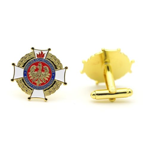 OSP STRAŻ POŻARNA spinki do mankietów z etui na Arena.pl