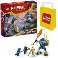 KLOCKI LEGO NINJAGO 71805 ZESTAW BITEWNY Z MECHEM JAYA 4 FIGURKI +TORBA
