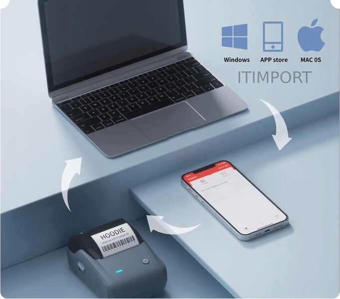 NIIMBOT B1 Drukarka Termiczna NAKLEJKI Bluetooth zdjęcie 12