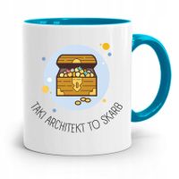 Kubek Błękitny Architekta To Skarb Prezent Z Nadrukiem Ze Zdjęciem