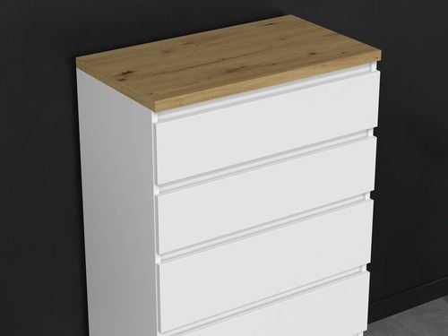 KOMODA MALWA M4 B22 - BIEL DĄB ARTISAN na Arena.pl