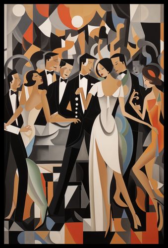 Plakat 40x60cm Bal w Art Deco na Arena.pl