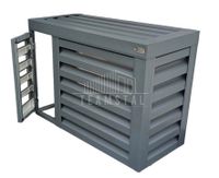 Osłona klimatyzatora - pompy ciepła 100x40x80 cm antracyt  TS558