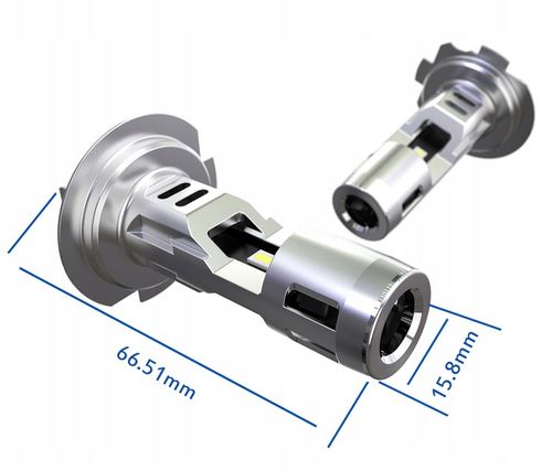 ŻARÓWKI LED i7 H4 CSP LIGHT +400% HOMOLOGACJA E11 na Arena.pl