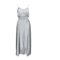 Maje Damska satynowa sukienka midi z elastycznego dżerseju 40